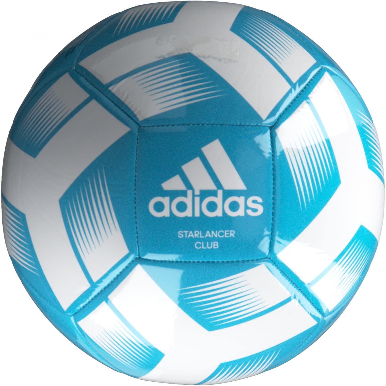adidas HT2455 STARLANCER CLB Recreational soccer ball Unisex bright cyan/white 5 Amazon.co.uk