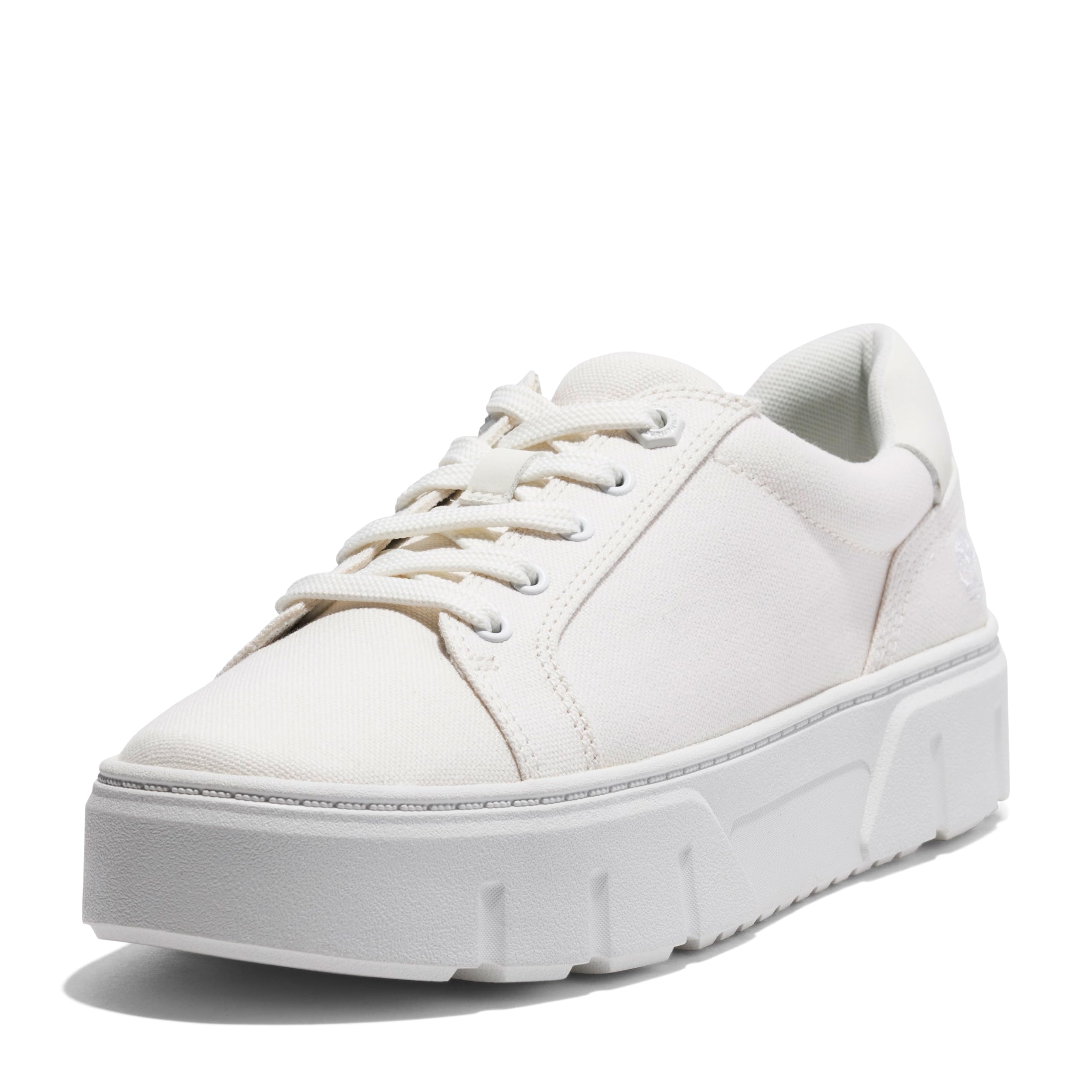 Timberland Women's Laurel Court Trainers, WHI Full Grain, 38 EU Weit White