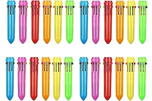 Kaptin 24 Pack Multicolor Pens, Shuttle Pens Party Favors