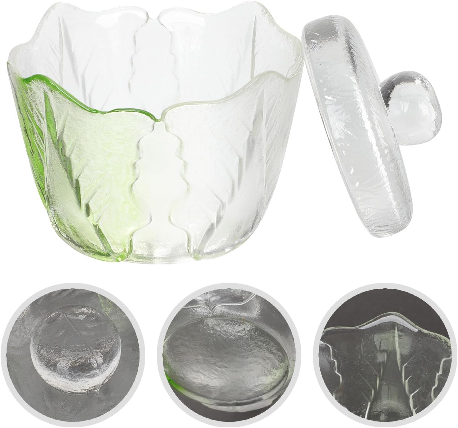 Japanese Style Glass Kimchi Jar with Lid, 1.5l Airlock Pickle Storage Container for Vegetable Fermenting and Overnight Sauerkraut, Vintage Glass Food Jar for Kitchen Storage