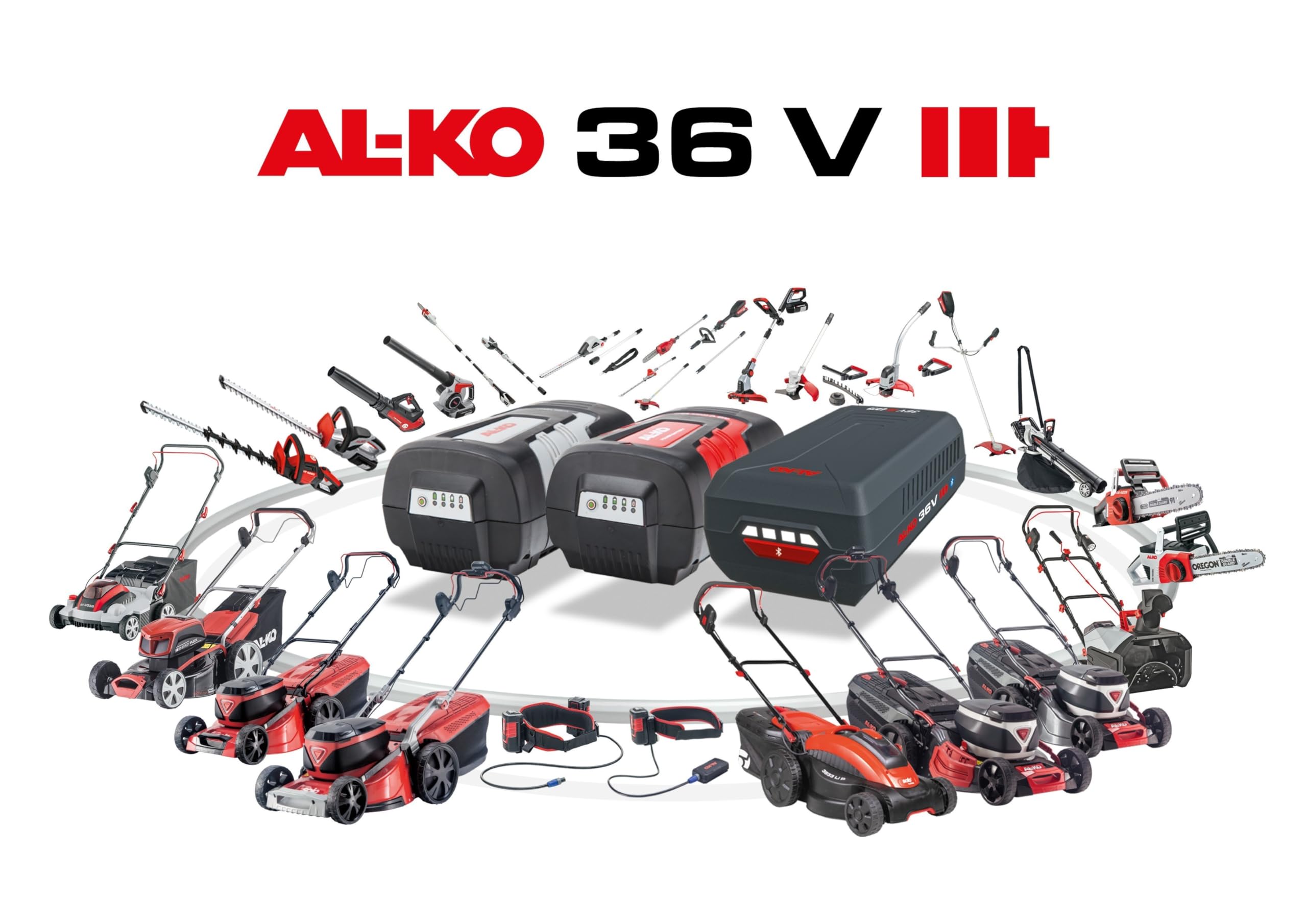 AL-KO Chargeur Rapide FC 1200 Li 36 V, Plage de Courant de Charge 2,5 Ah - 8 Ah
