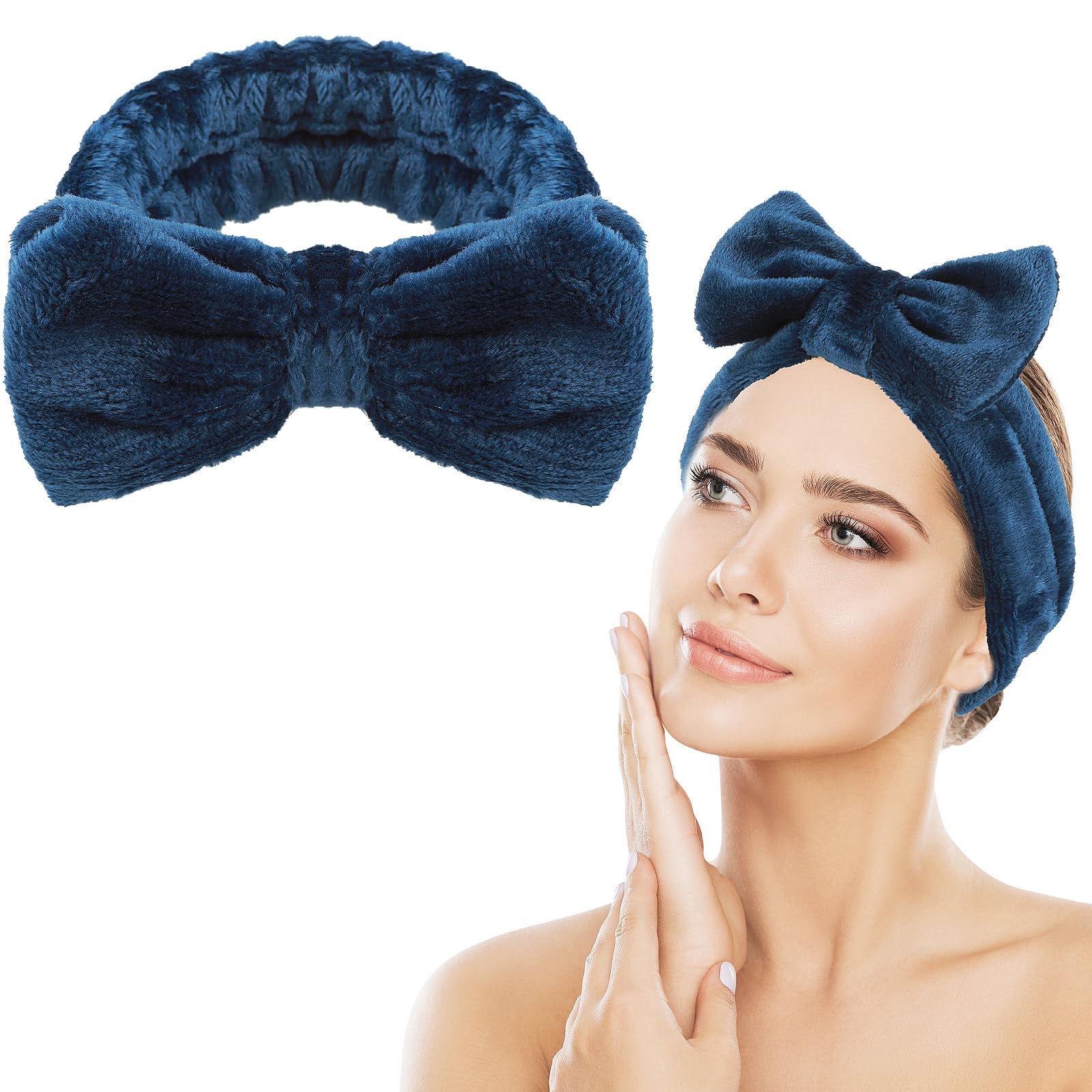 Abeillo 50 Cerchietti Viso Usa E Getta In Tessuto Non Tessuto – Per Spa E Trattamenti Estetici - 2