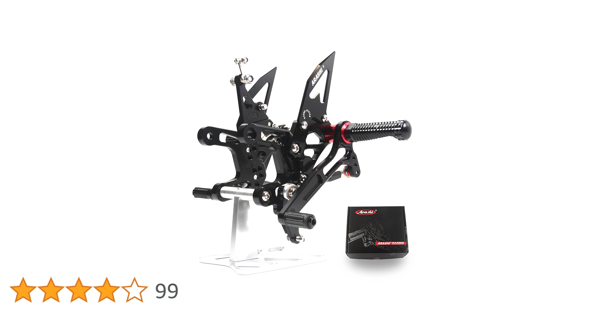 Arashi(Version 2.0) Adjustable Rearsets for KAWASAKI NINJA