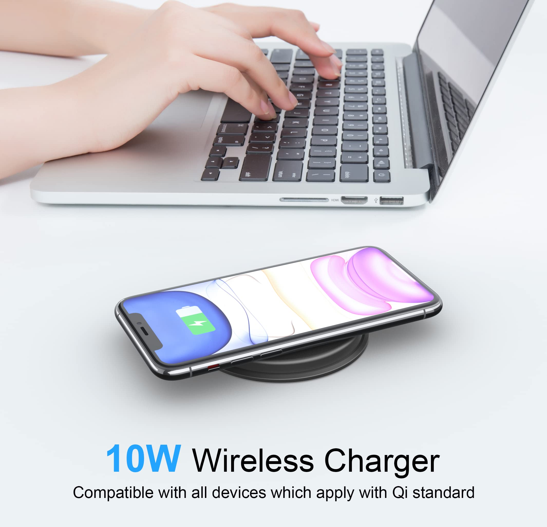 Buy Desktop Power Grommet with Wireless Charger,Countertop Power