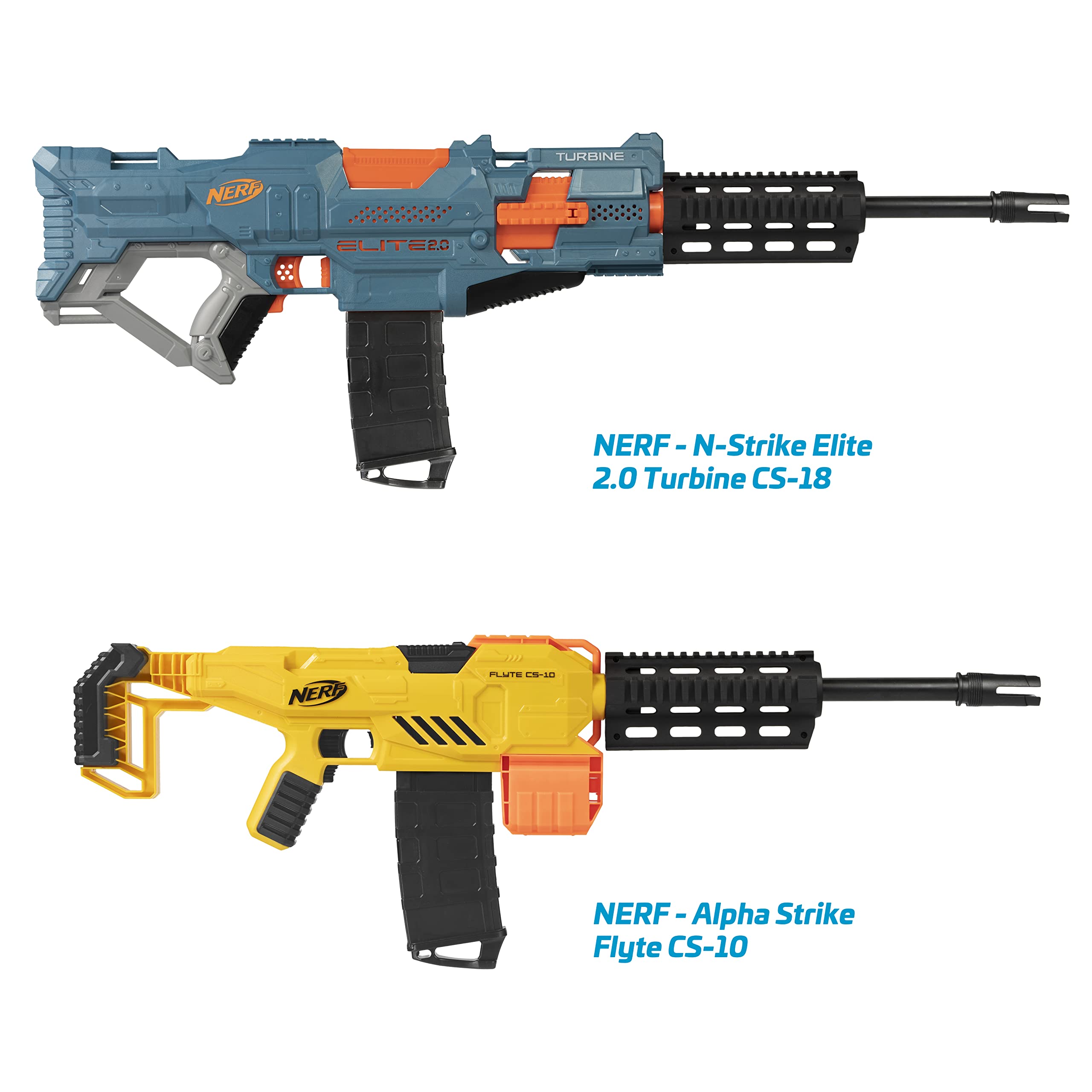 Kit di corpo M416 - Kit di aggiornamento mod per NERF N-Strike Elite Phoenix CS-6 e Stryfe - Set di 12 pezzi - nero - Modding e accessori per blaster