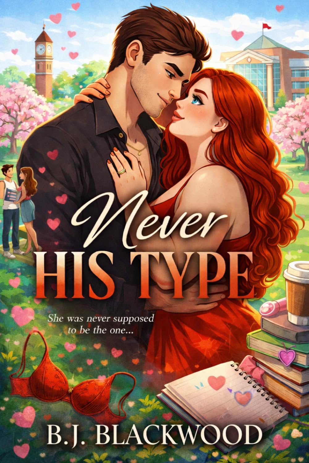 Never His Type: A Dark College Romance