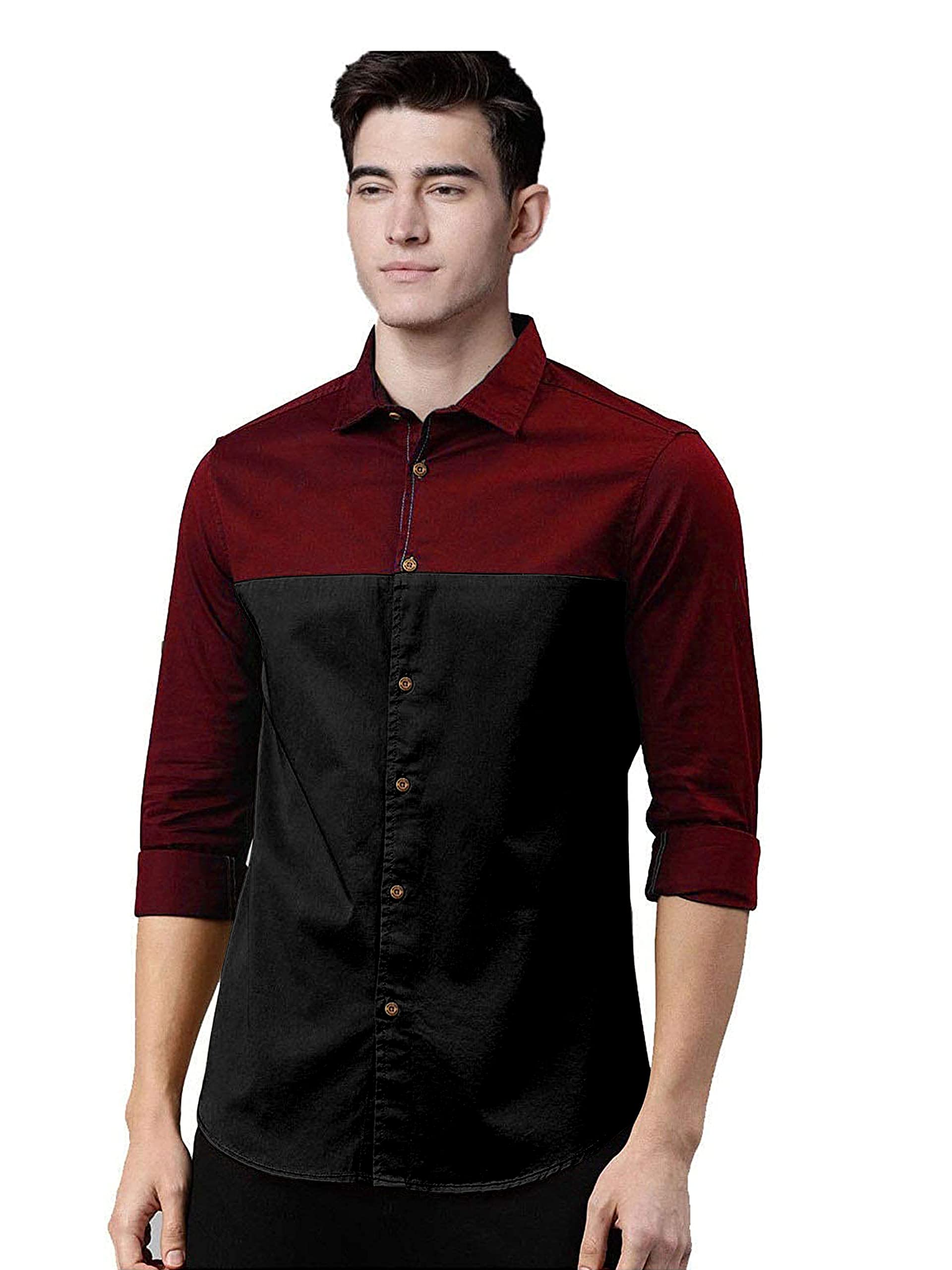 IndoPrimoMen's Regular Fit Casual Shirt