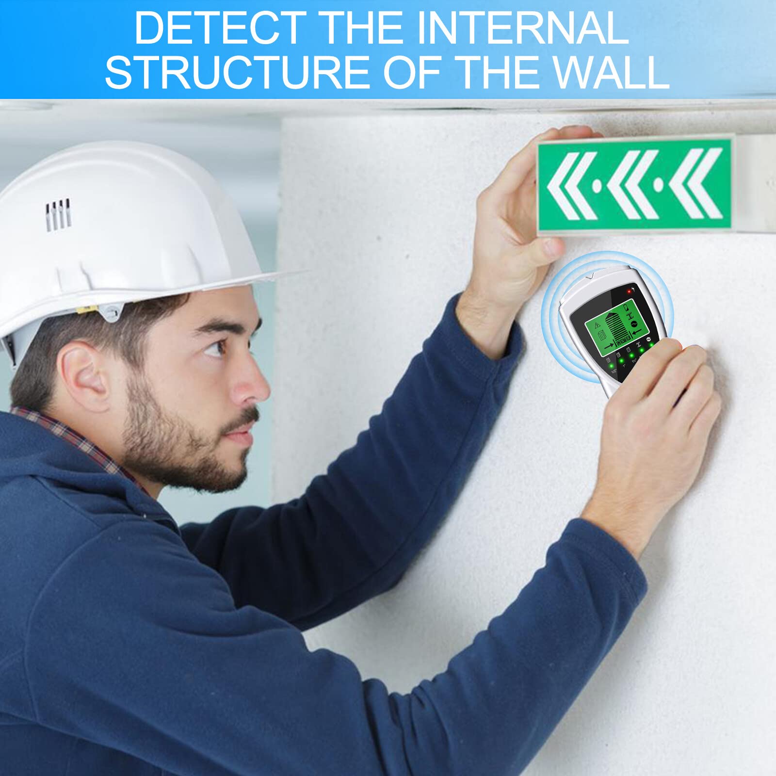 Rilevatore 5 In 1 Per Pareti | Trova Travi, Fili Elettrici E Metalli | Display LCD E Allarme | Localizzatore Professionale - Foto 2