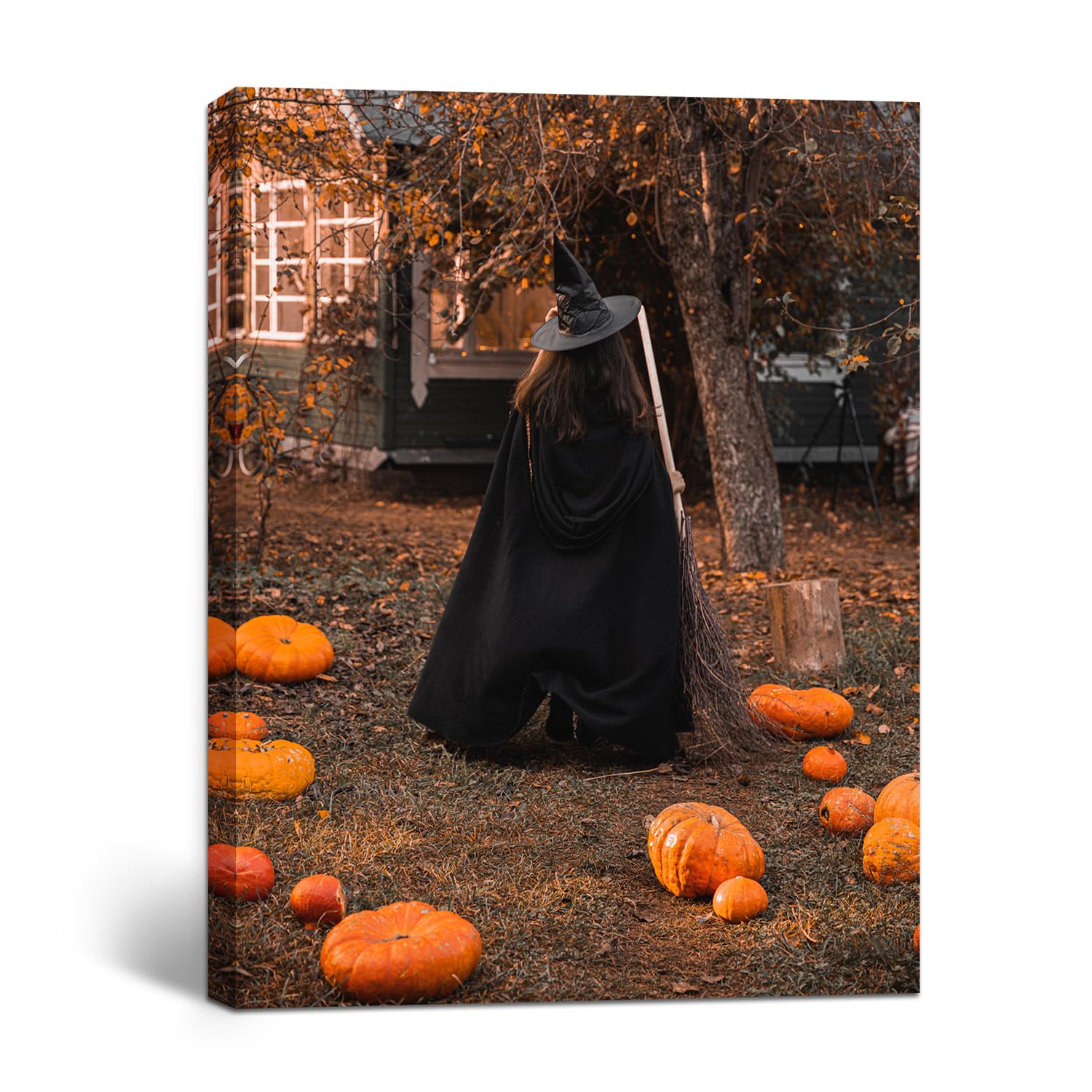 GagetElecCanvas Personalised Photo,Personalised Canvas Photos,Print Canvas Pictures Wall Art for Halloween Decoration