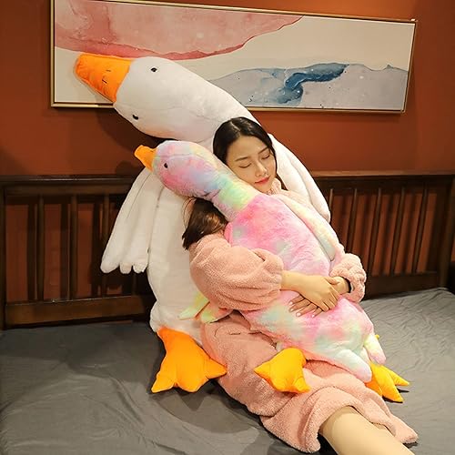 Miniatura 5 de 5035.4 in de ganso gigante animales de peluche juguetes de almohada suave cojín lindo ganso peluche juguete de peluche animales de juguete regalos