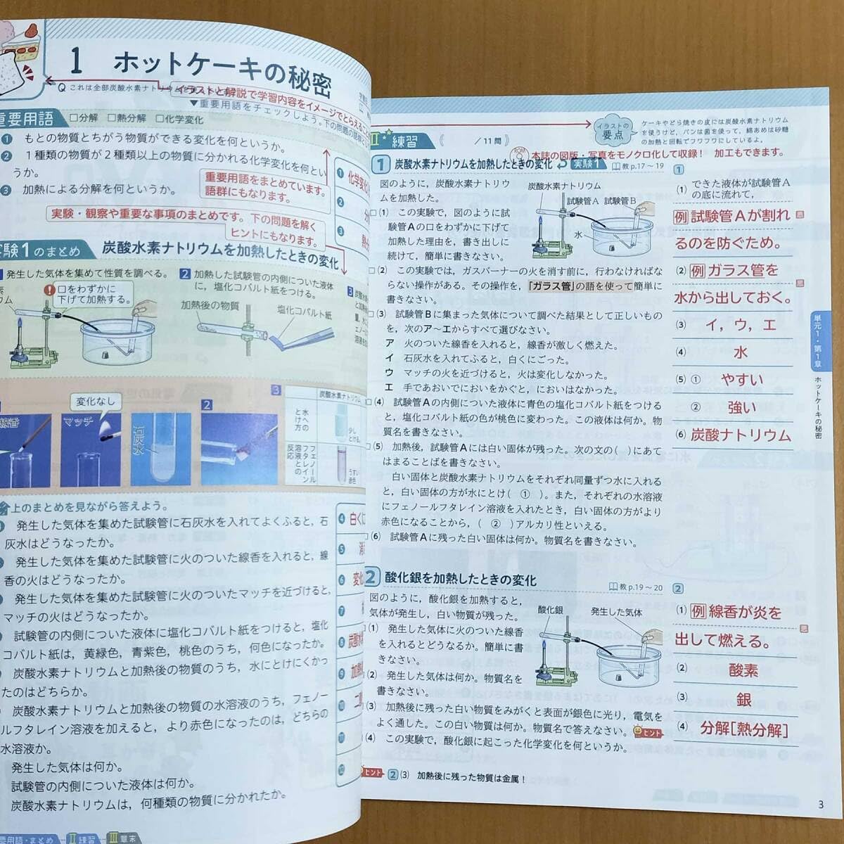 理科化学 学習テキスト 解答解説付き
