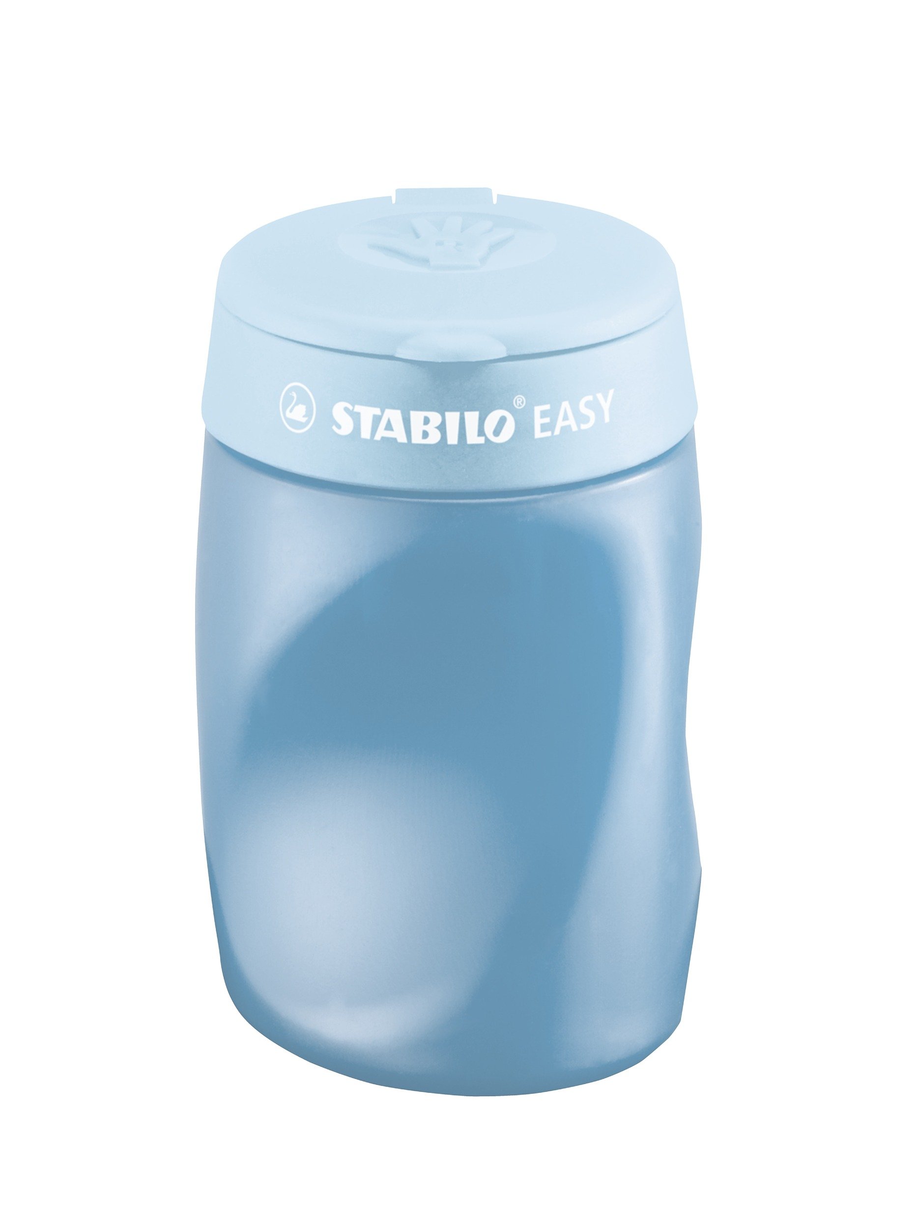 STABILO - Ergonomischer Dosen-Spitzer für Rechtshänder - EASYsharpener - 3 in 1 - blau