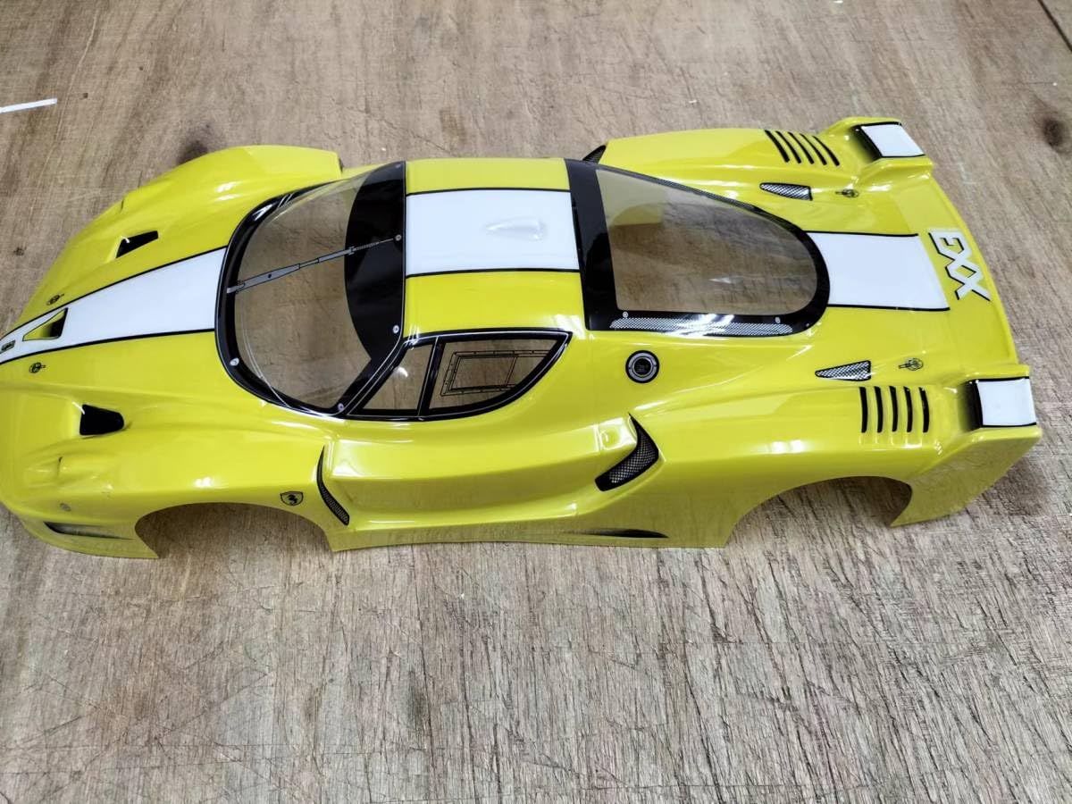 Amazon | 1/10サイズ ラジコンカーボディ スーパーカータイプ イェロー