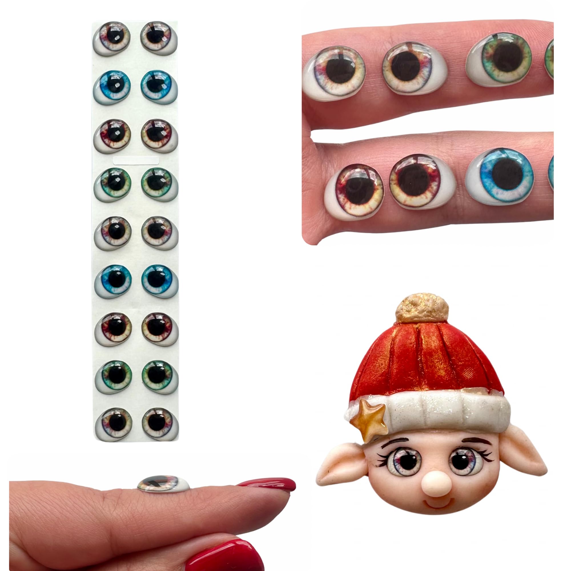 Yeux mobiles 13mm pour amigurumi et scrapbooking en famille le week-end