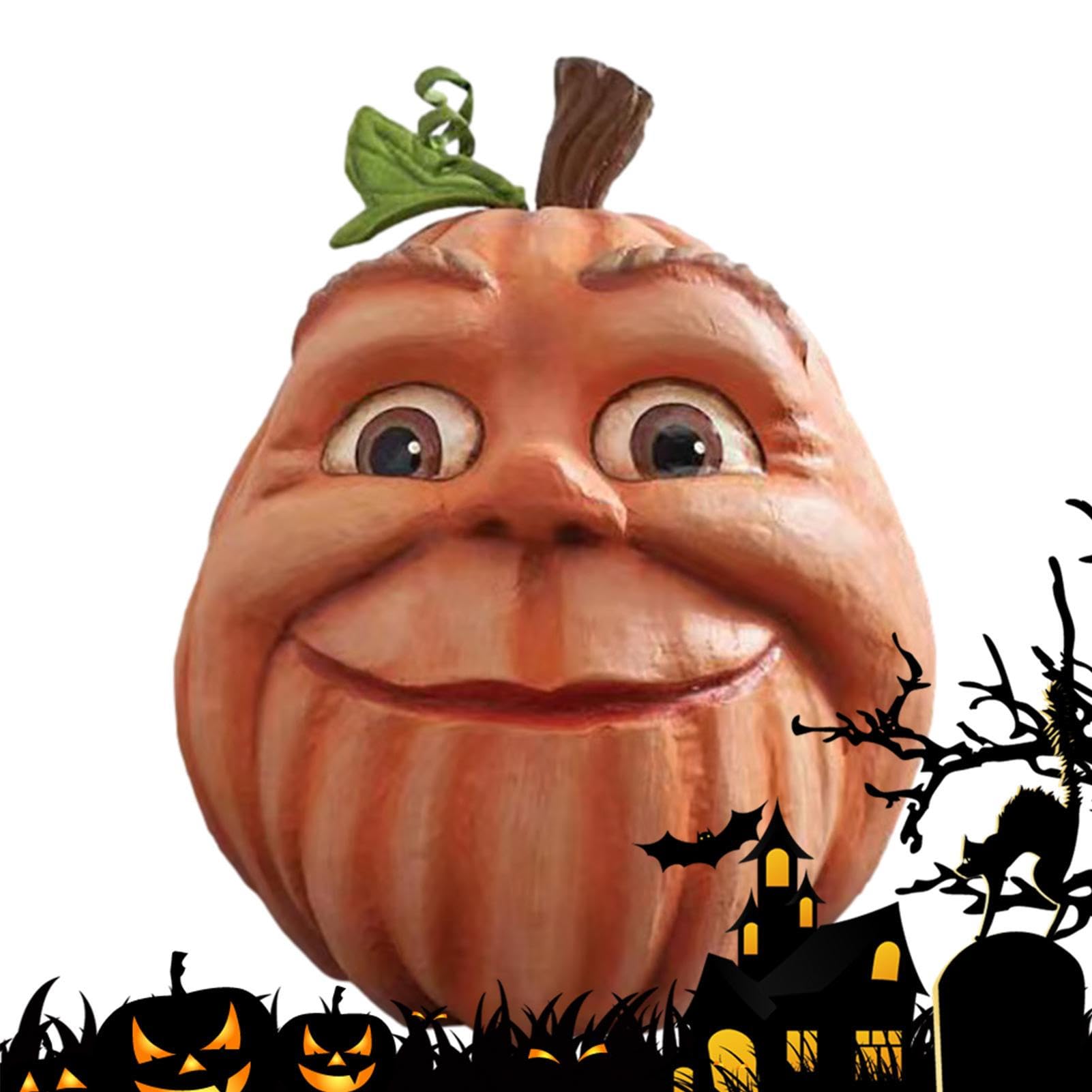 Mini Figurines De Citrouille En Résine - Lot De 50 Pièces - Décoration Halloween Réaliste Pour Table Et Jardin