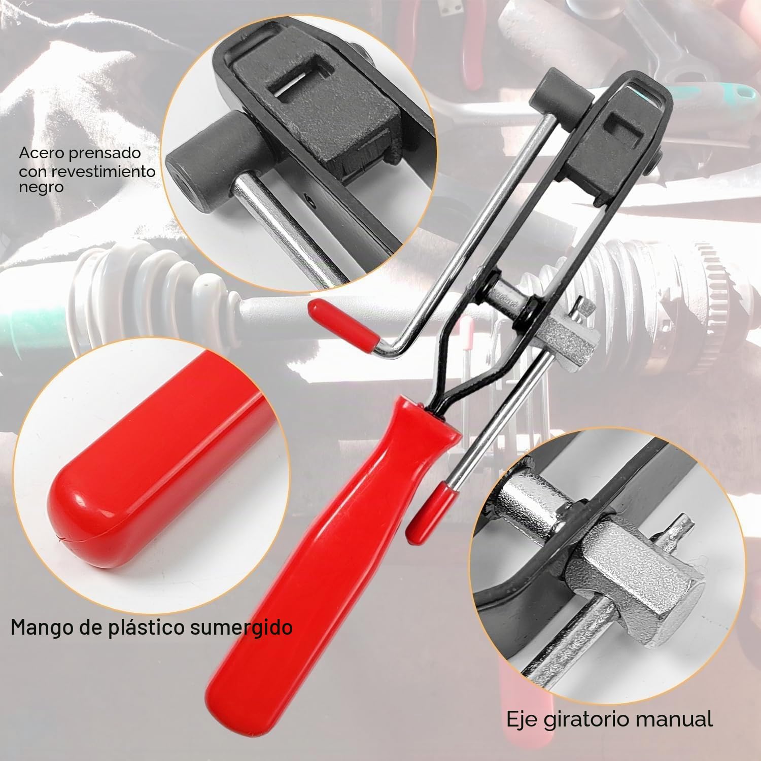 Conjunto de 22 piezas de Abrazaderas Metálicas para Tubos, Alicates Abrazaderas Coche, Abrazaderas Metalicas para Tubos, Que Incluye Sargentos de Apriete Metálicos Ajustables y Tenazas