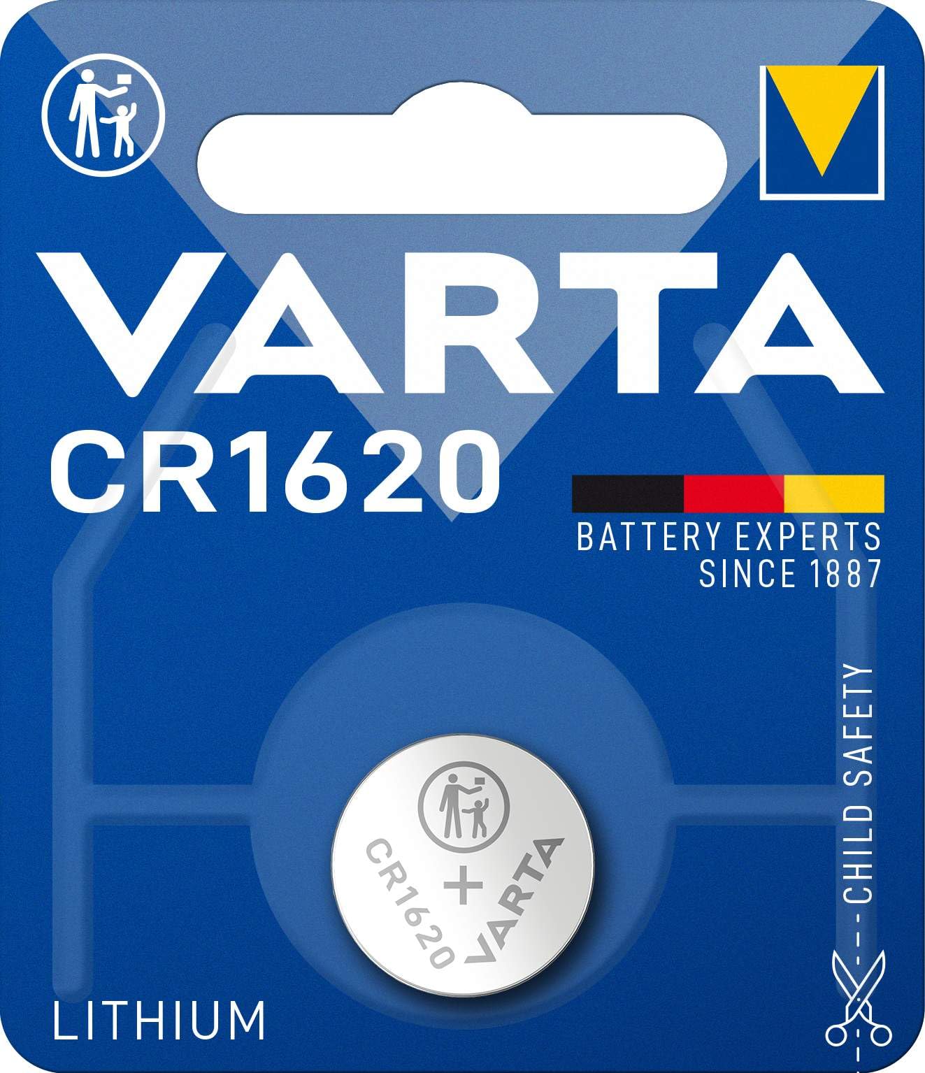 Varta 1X 3V Cr 1620 Lithium 3V Non-Rechargeable Battery