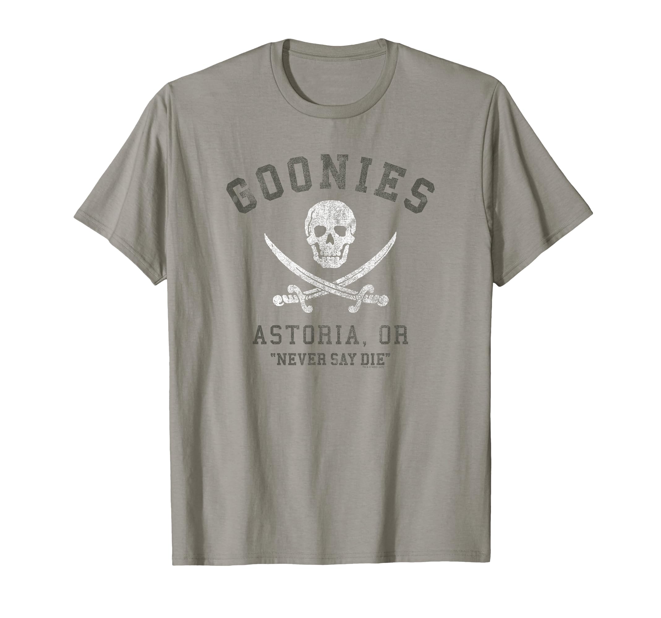 Goonies Never Say Die Astoria Oregon Skull Movie T-Shirt