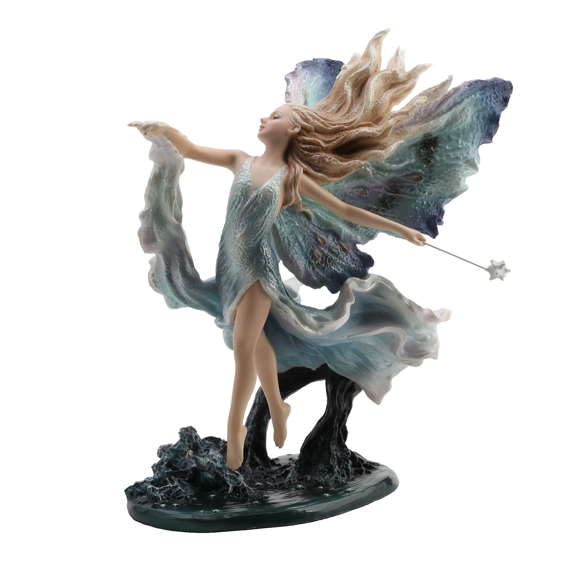 Figurine de fée murale magique Joséphine peinture artisanale