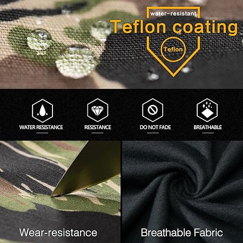 Miniatura 9 de IDOGEAR Conjunto de uniformes de combate G3 para hombre con rodilleras y coderas, ropa de camuflaje