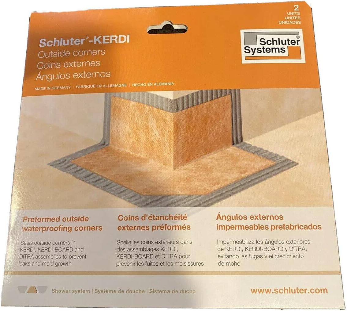 Schluter KERDI Outside Corner - 2 Units