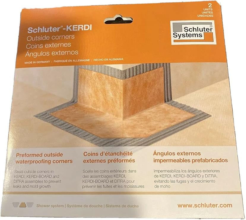 Schluter KERDI Outside Corner 2 Units Floor Smoothing And Finishing