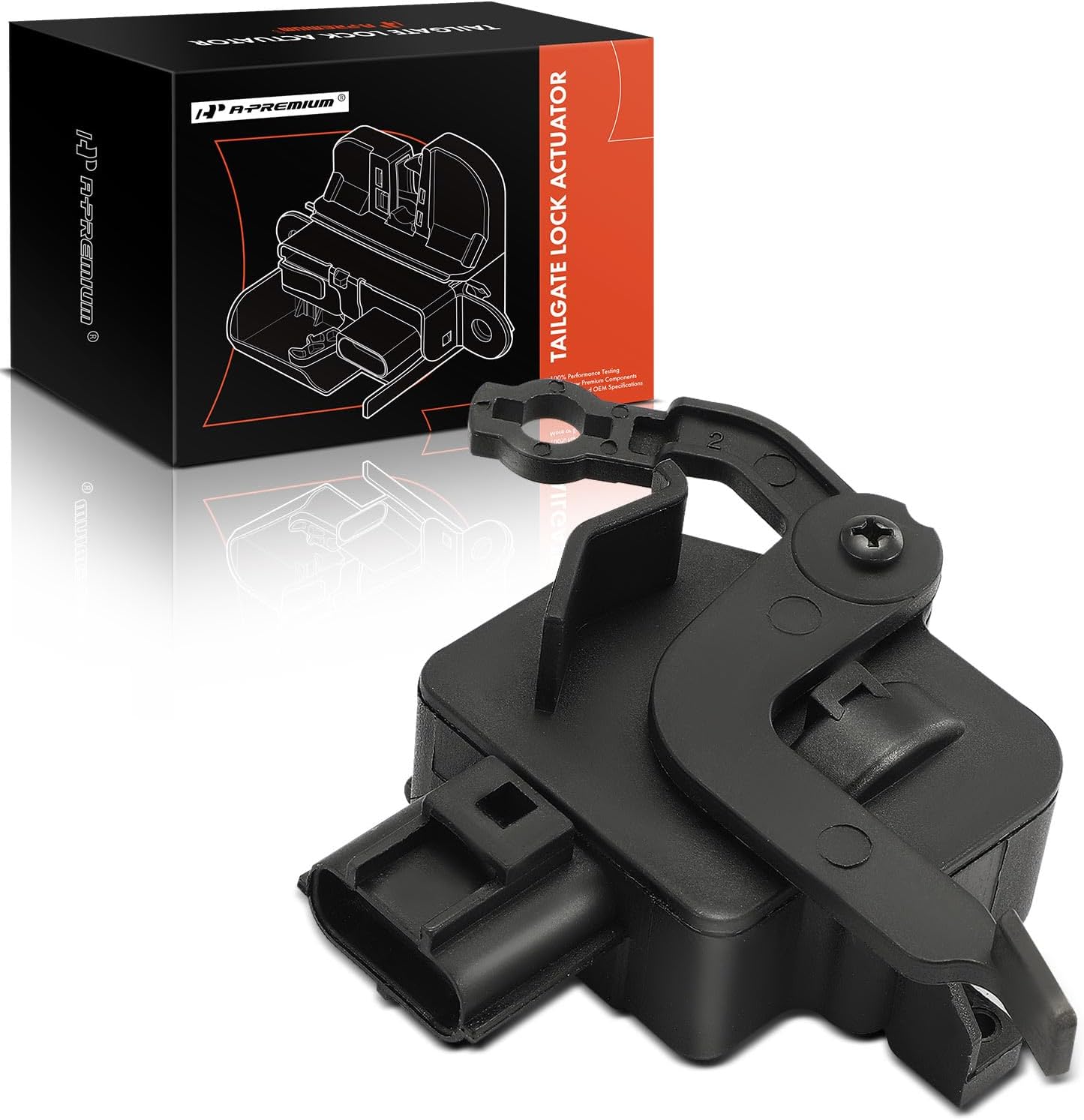 A-Premium Rear Trunk Latch Tailgate Door Lock Actuator Compatible with WJ Series Grand Cherokee 1999-2004, 4.0L/4.7L, Sport Utility, Rear Tailgate