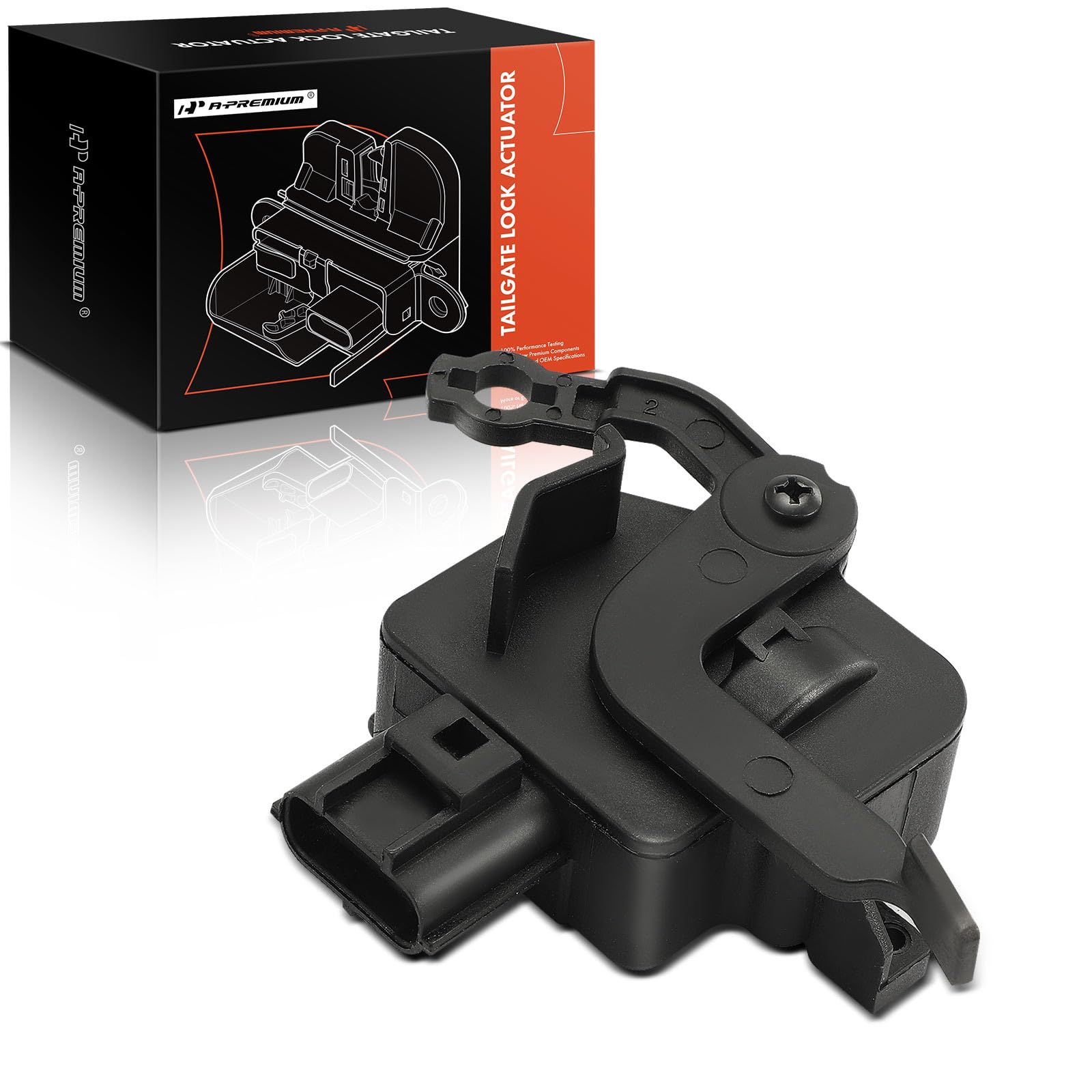 A-Premium Rear Trunk Latch Tailgate Door Lock Actuator Compatible with WJ Series Grand Cherokee 1999-2004, 4.0L/4.7L, Sport Utility, Rear Tailgate