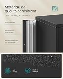 SONGMICS Meuble de Rangement Bureau, en Acier, 5 Niveaux, Serrure - 6
