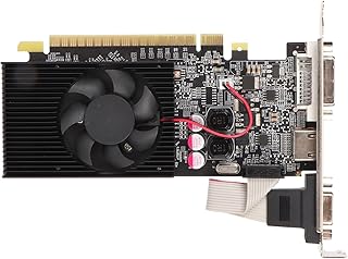 Placa Gráfica de Jogo, Placa Gráfica de Computador GT210 1G DDR3 64bit 589MHz Frequência de Núcleo 2560x1600 1000MHz Frequência de Memória Com Ventilador de Resfriamento para