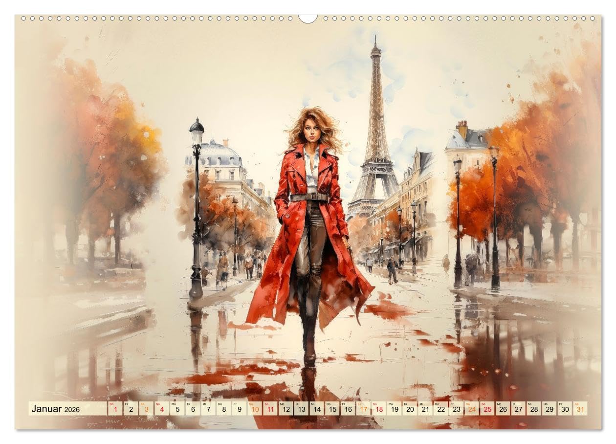 Mode Welt (hochwertiger Premium Wandkalender 2026 DIN A2 quer), Kunstdruck in Hochglanz: Die schönste Mode der Welt