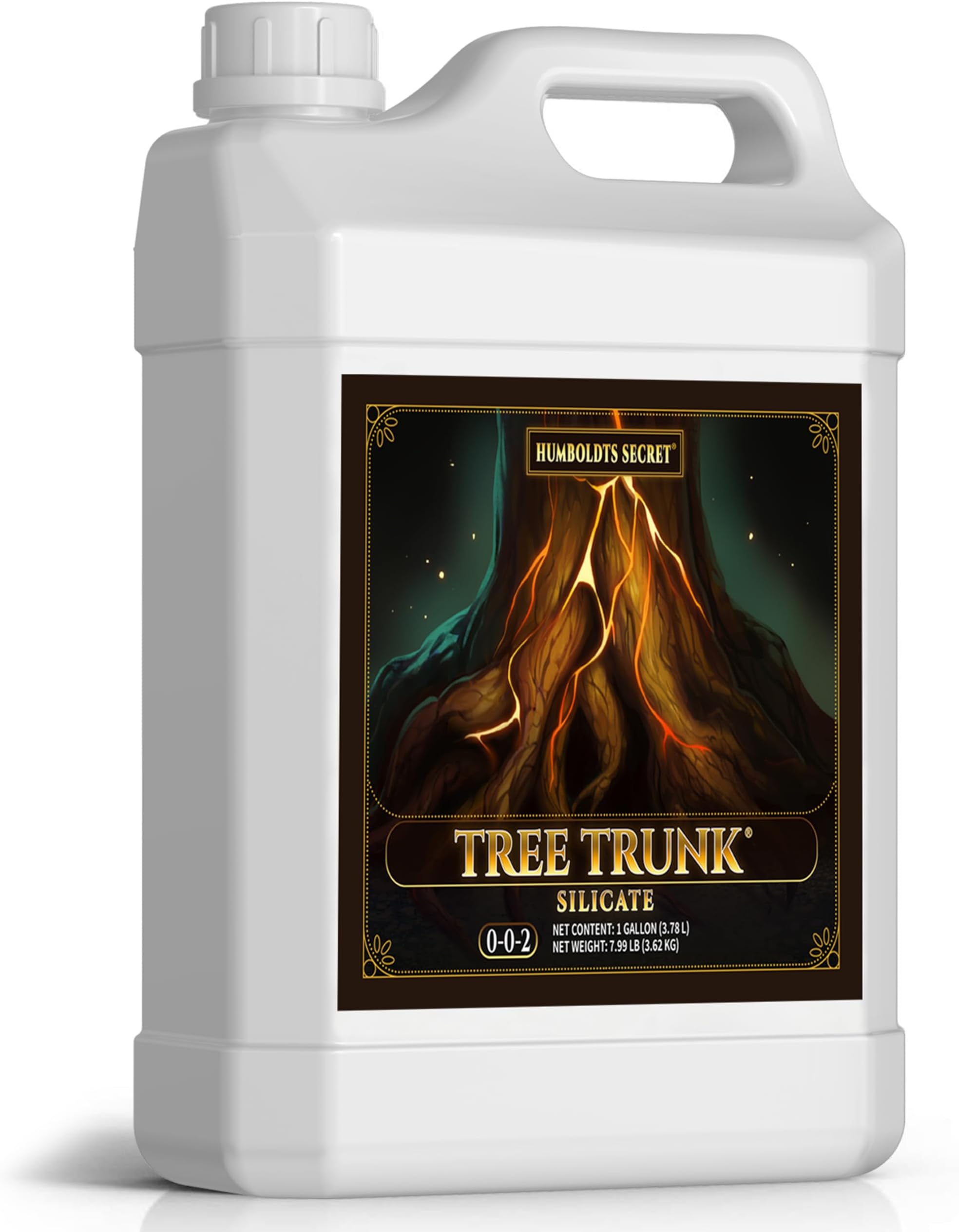 Tree Trunk | Potassium Silicate Additive | Liquid Fertilizer for Thicker Stalks, Stress Resistance & Branch Development | Indoor & Outdoor Plant Food, Hydroponic Nutrients, 1 Gallon
