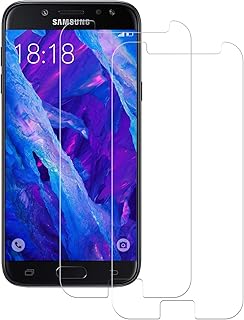 Cristal Templado Samsung Galaxy J7 2017, 2-Unidades Protector de Pantalla Samsung Galaxy J7 2017, POOPHUNS Protector Cristal Vidrio Templado Premium para Samsung Galaxy J7 2017 [9H Dureza] 0.3mm