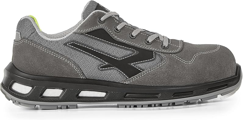 Unisex Safety Shoes Non-Metal Toe, Static Dissipative, 100% Metal-Free, Slip & Oil Resistant, Suede & Textile Upper, Infinergy Midsole, Athletic Work Shoes for Industrial Use