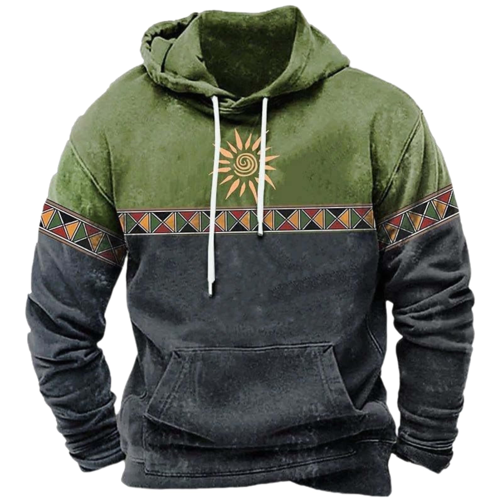 JMYECM Cowboy Lightweight Hoodie for Men Casual Comfy Pullover Shirts with Pockets