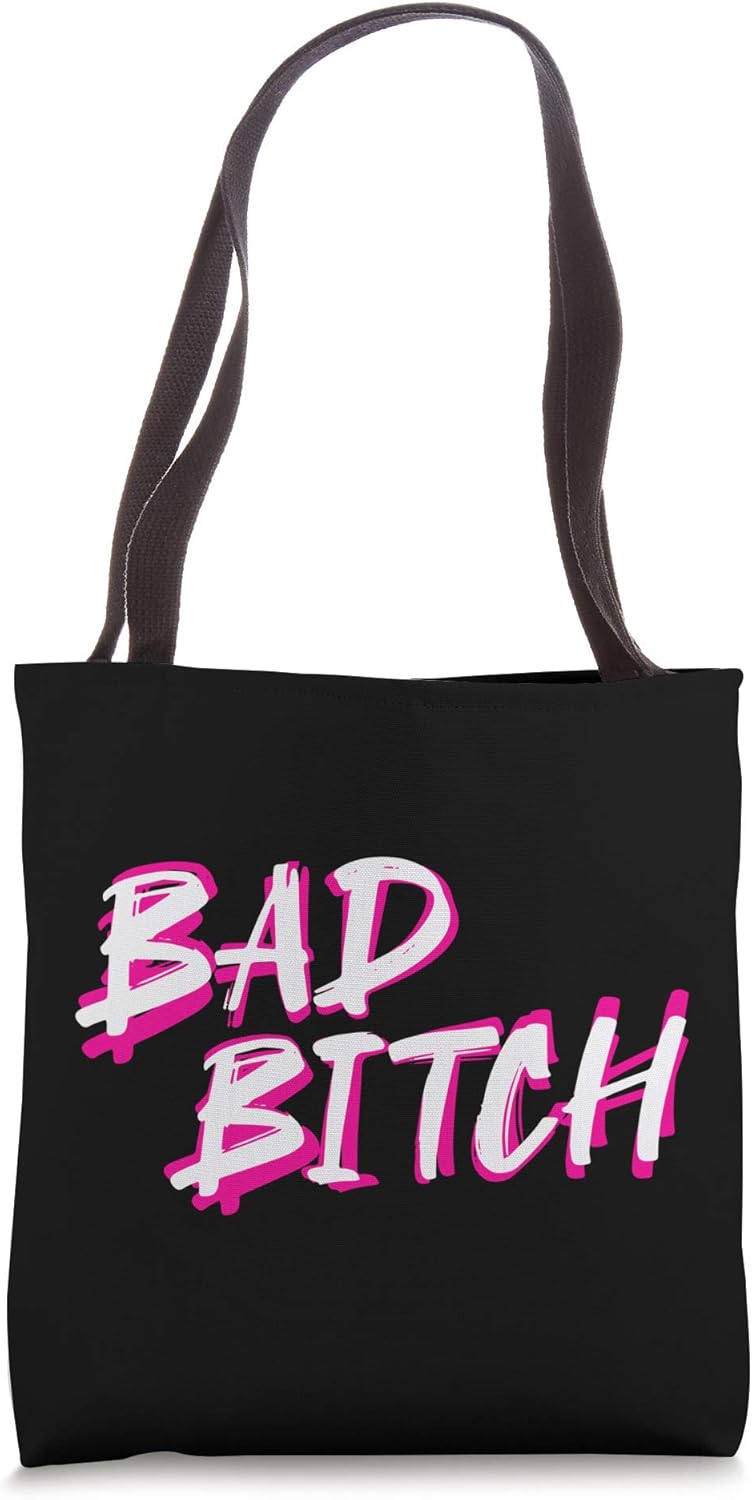 Bad Bitch, Salty Attitude Bossy Swear Words Bolso de mano feminista