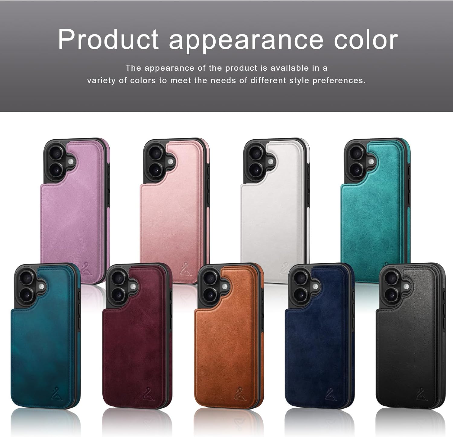 DJDUCK Designed for iPhone 17 Case Wallet with Card Holder, [Magnetic Clasp Cover] [RFID Blocking Leather Protection] Shockproof Women Men Cases 6.3 Inch for Apple 17 Light Brown - Image 6