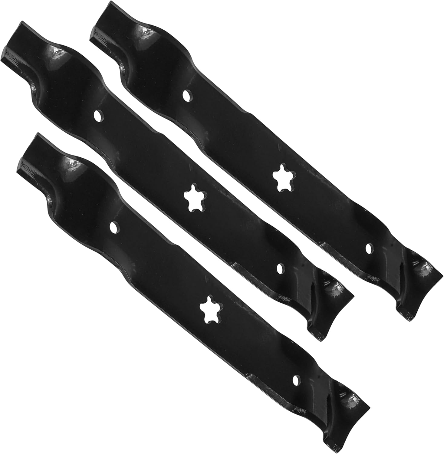 Caltric 3 Deck Blade Compatible with Ayp/Electrolux Husqvarna 159705 145708 163819 152443 157033