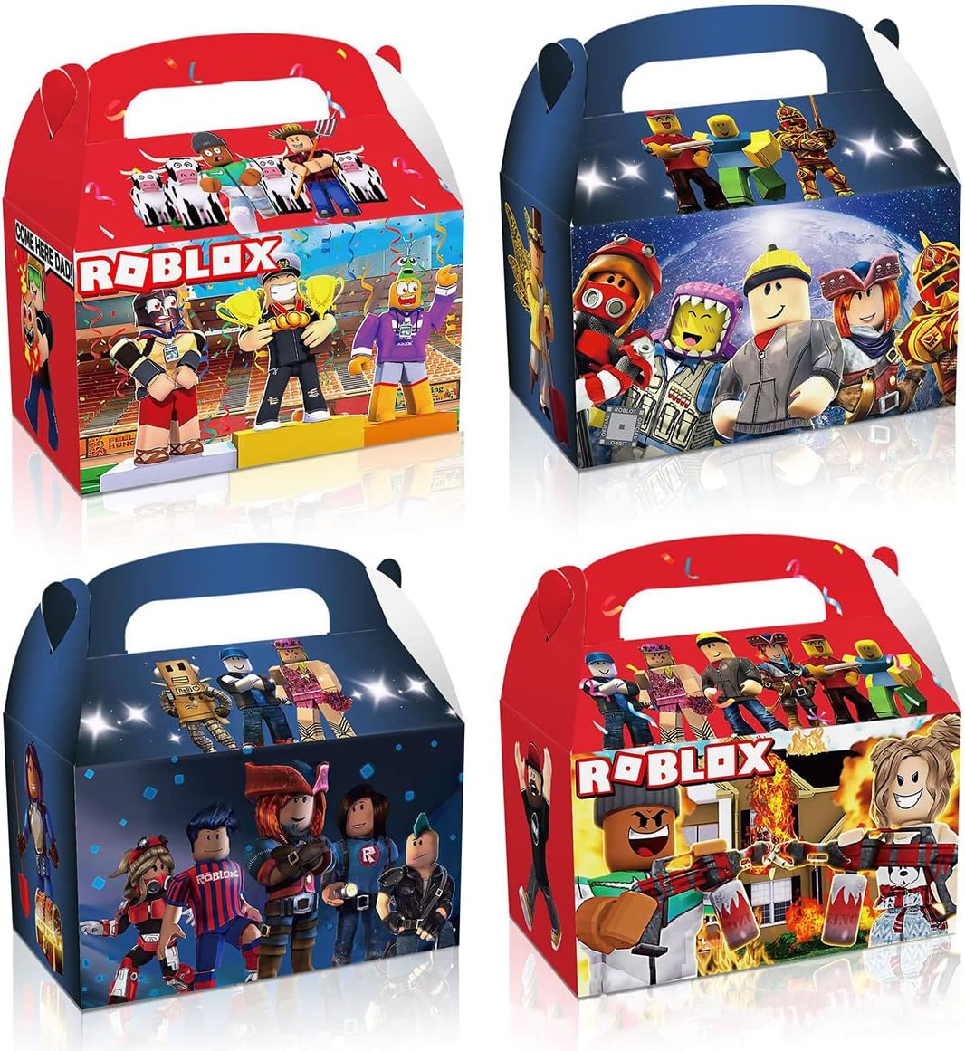 BSNRDX Roblox Candy Boxes Birthday Party Candy Boxes, Candy Boxes for Kids Birthday Party Supplies Showers Decorations