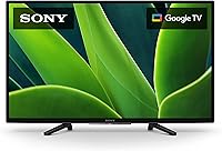 Vista 1 de Sony 32 Inch 720p HD LED HDR TV W830K Series with Google TV and Google Assistant-2022 Model, Black