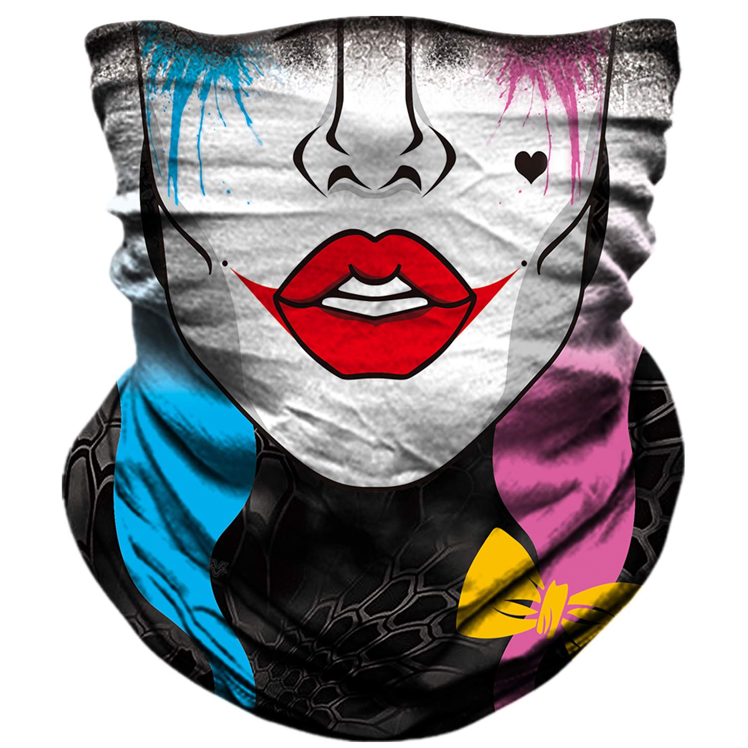 Seamless Neck Gaiter Shield Scarf Bandana Face Mask Seamless UV Protection for Motorcycle Cycling Riding Running Headbands