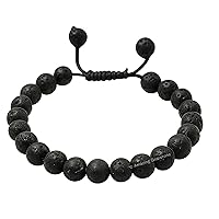 Vista 16 de Amazing Gemstone Yaxaite Bracelet for Women Men's Gifts - Protection Healing Crystal Bracelet - 8mm Gemstone Beaded Adjustable Bracelet Pulseras