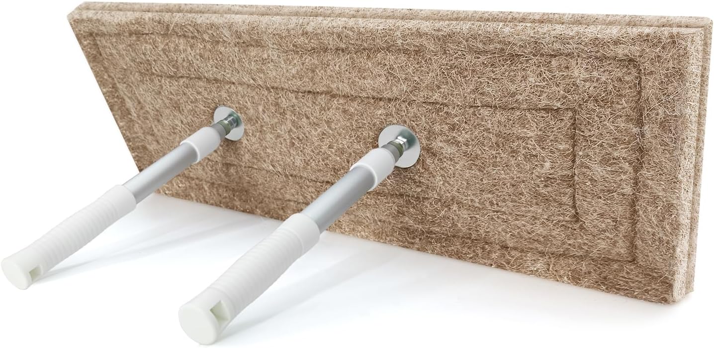 8"x 32" Draft Excluder for Chimney Flue - Rectangular Flue Plug Stopper for Fireplace Flue Chimney Replacement Stove Seal Damper Tool