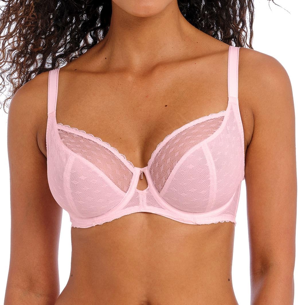 Freya Women's Signature Underwire Plunge Bra, Barely Pink, 32D