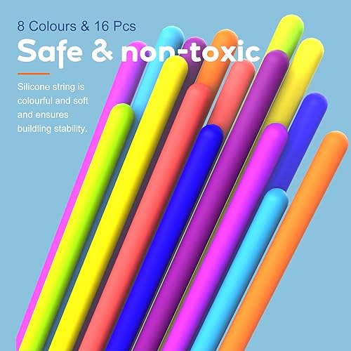 Miniatura 7 de Pelota de actividad sensorial con 16 tiras de silicona, juguete antiestrés para niños y adultos con autismo, TDAH, ansiedad, juguete calmante para