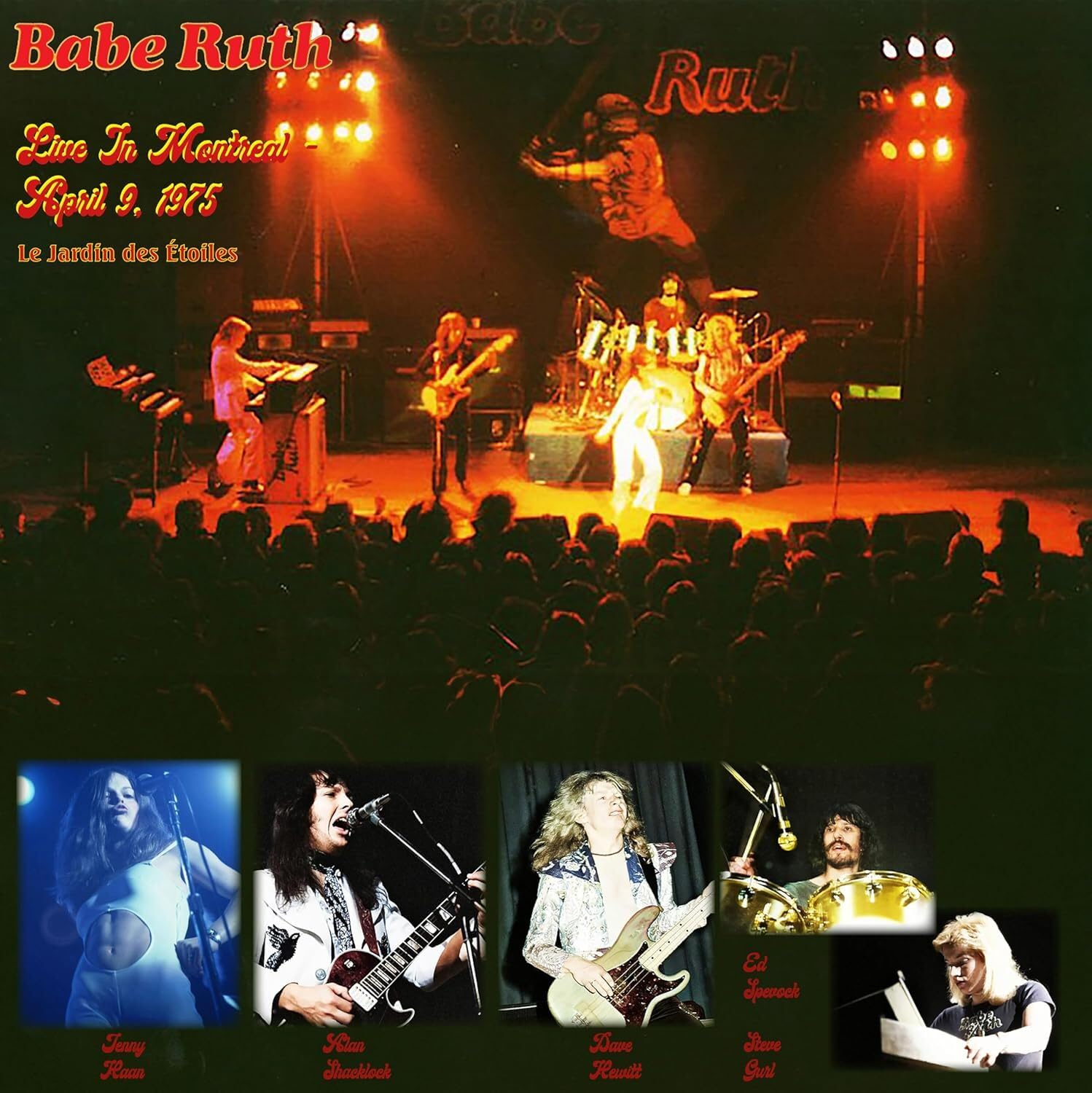 Babe Ruth Live In Montreal April 9. 1975 (red Marble Vinyl) LP New 630428093430