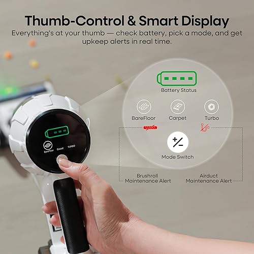Miniatura 8 de ElecKeys Aspiradora inalámbrica, aspiradoras para el hogar, K20