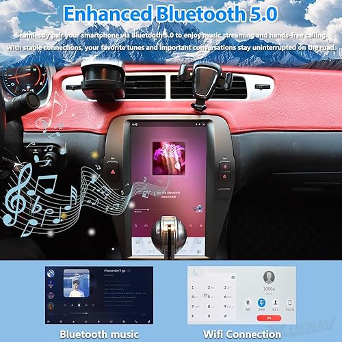 Miniatura 6 de Pantalla táctil coche Radio para Chevrolet Camaro 2010 2011 2012 2013 2014 2015 reemplazo coche estéreo actualización GPS navegación inalámbrica