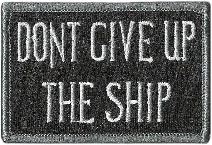 Gadsden and Culpeper Dont Give Up The Ship Flag Patch