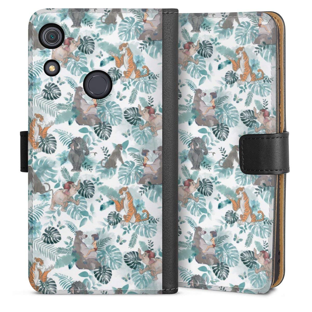 DeinDesign Etui Compatible avec Huawei Y6s Etui Folio Etui magnetique Produit sous Licence Officielle Livre de la Jungle Baloo